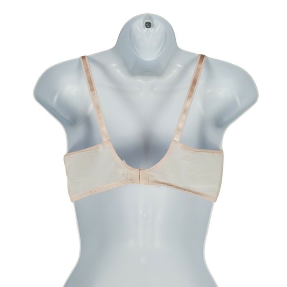 Warners® No Side Effects® Wireless with Mesh Bra Size 34C Adjustable Straps NEW - Picture 4 of 11